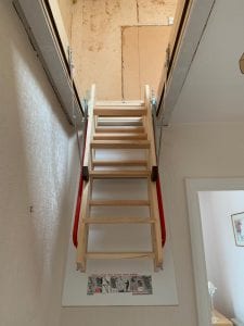 Hitchin Deluxe Wooden Ladder & Hatch