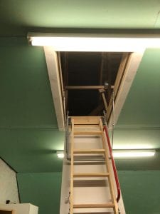 Loft Space in a Garage