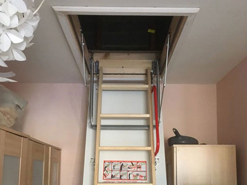 Deluxe Wooden Loft Ladders Oxford